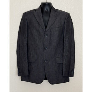 Banana Republic 100% Linen Jacket Sports Coat Mens 38R Slim Fit Old Money Preppy